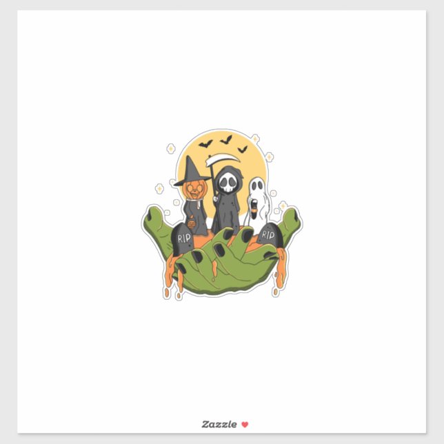 A Piece of Halloween Sticker (Sheet)