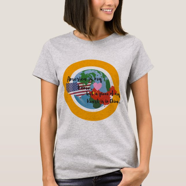 A Piece of My Heart is in China Women's Shirt (Front)