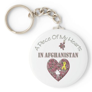 A Piece of My Hearts In Afghanistan Keychain A Piece of My Hearts In Afghanistan Keychain