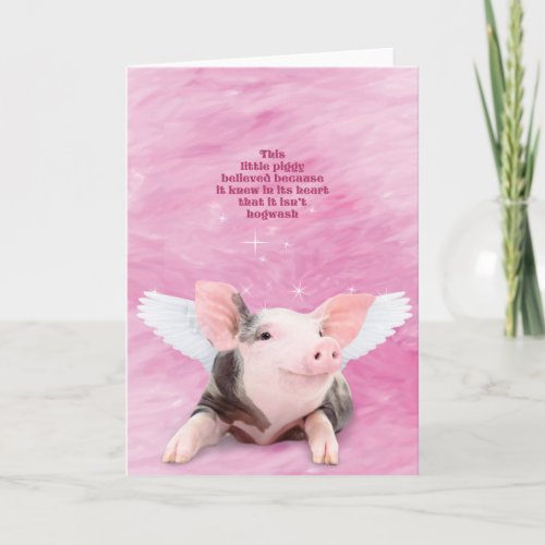 A Piggy Believed Card