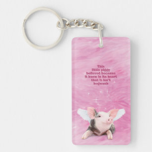 A Piggy Believed Keychain