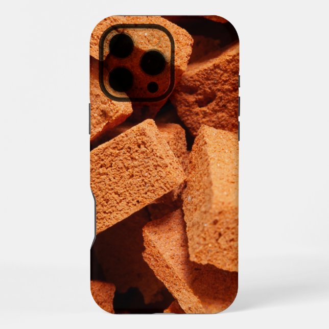 A pile of bricks construction iPhone case (Back)