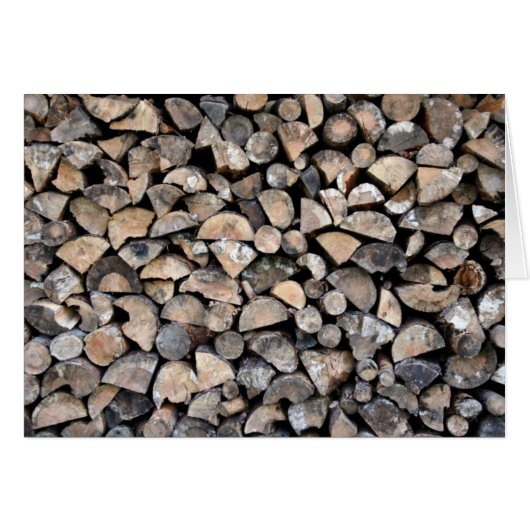 A pile of firewood cards (Front Horizontal)