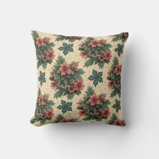 a pillow cushion with a Christmas pattern