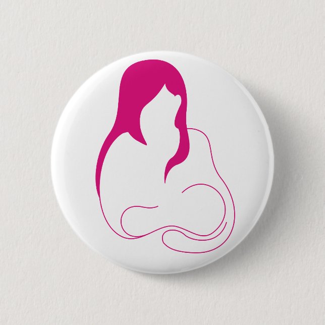 a pinback button (Front)