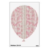 a pink and white striped background
