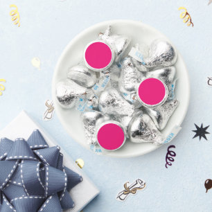 a pink background with a black border hershey®'s kisses®