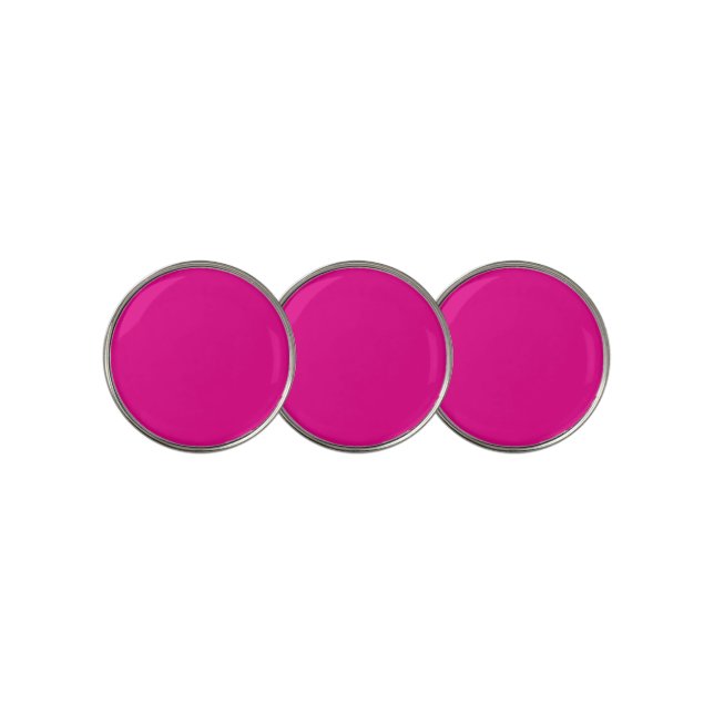 a pink background with a  golf ball marker (3 Up)