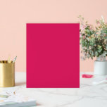 a pink background with a white border acrylic sign<br><div class="desc">The design is a large blue square,  which appears to be a bright and clear sky. The color of the sky is a deep shade of blue,  giving it a vibrant and lively appearance.</div>