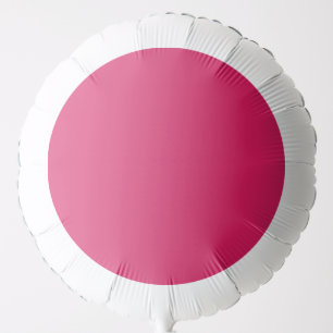 a pink background with a white border balloon