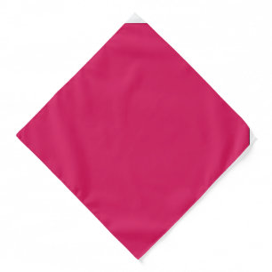 a pink background with a white border bandana