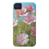 A Pink Floral Garden Case-Mate iPhone Case (Back)
