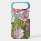 A Pink Floral Garden Case-Mate iPhone Case (Back)