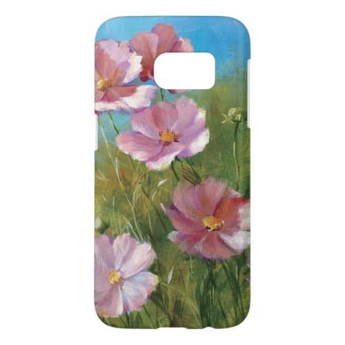 A Pink Floral Garden Samsung Galaxy S7 Case