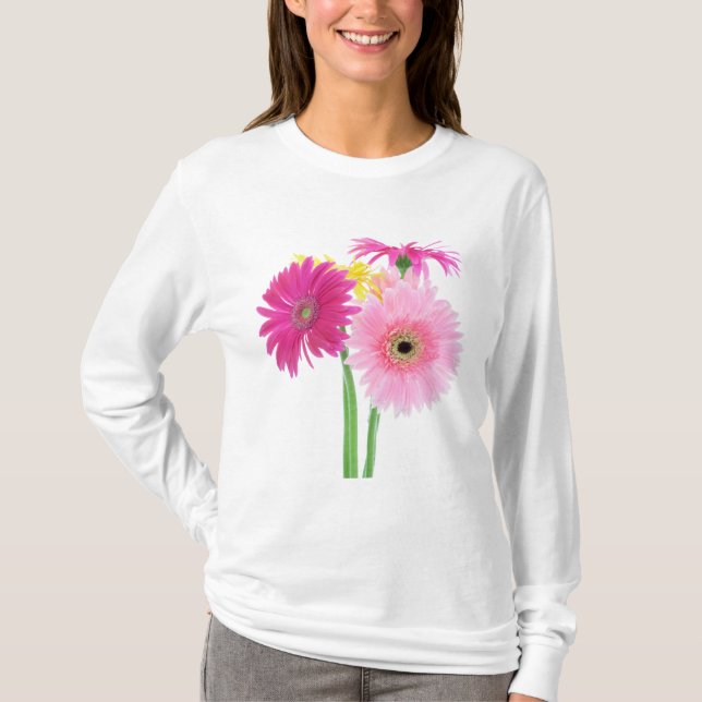 A Pink Gerbera Daisy T-Shirt (Front)