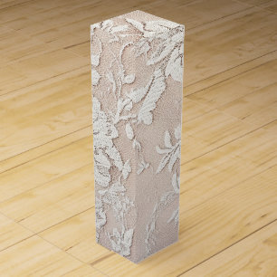 A Pink Lace Series Design #14 Wine Box