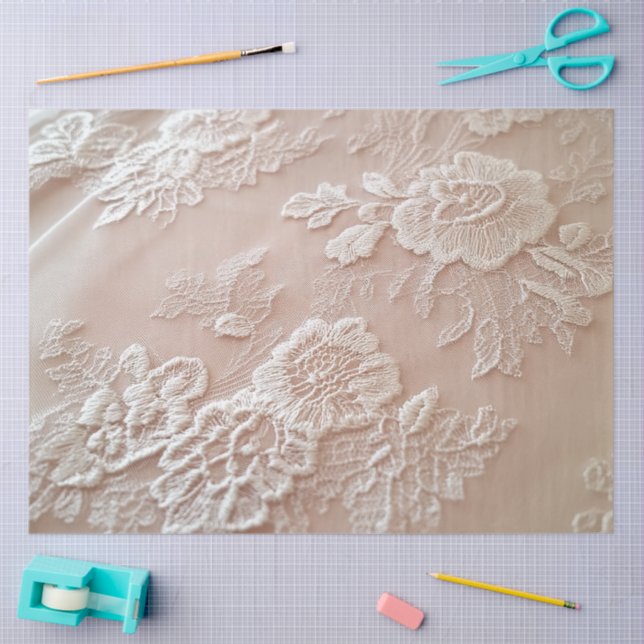 A Pink Lace Series Design #3 Tissue Paper (Craft)