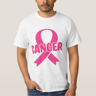 A pink ribbon cancer awareness T-Shirt
