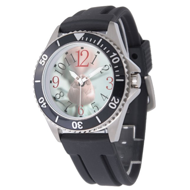 A Pink Rose for your Sweetheart... Watch (Angled)