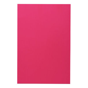 A pink square with a white border, creating a simp wood wall art