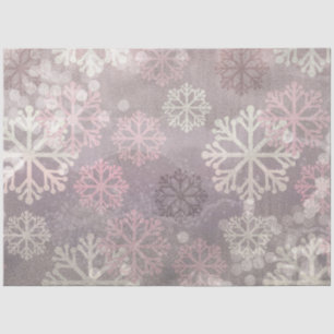 A Pink Winter Grunge Series Design 7 Tissue Paper