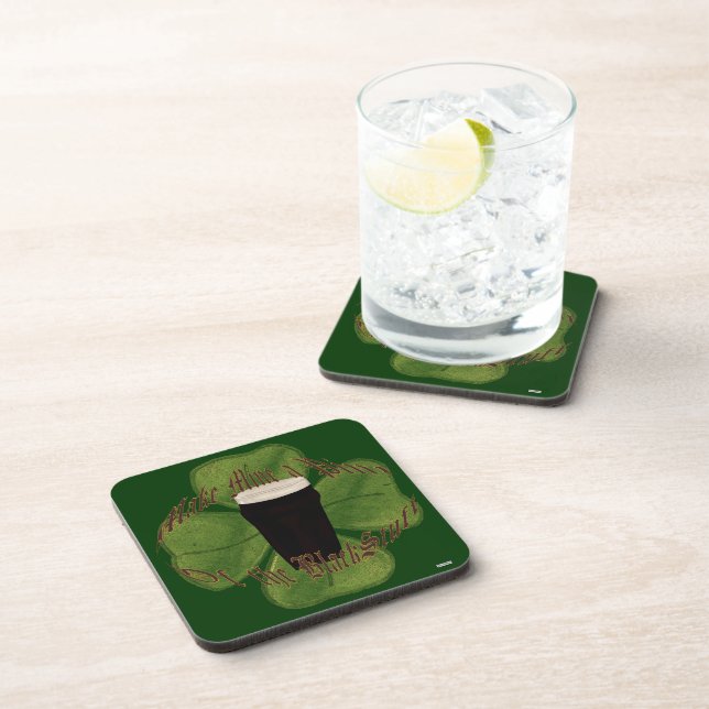 A Pint of the Black Stuff Drink Coaster (Right Side)