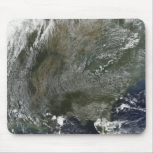 A pinwheel-like pattern of high pressure clouds mouse pad
