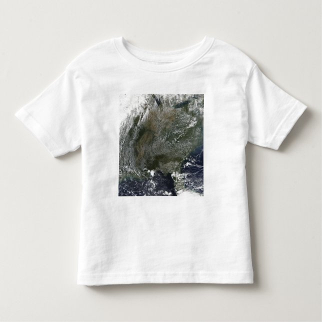 A pinwheel-like pattern of high pressure clouds toddler t-shirt (Front)