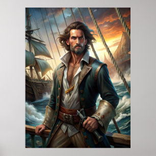 A Pirate from a Ship Poster