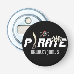 A Pirate   International Talk Like a Pirate day Bottle Opener