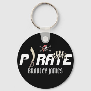 A Pirate International Talk Like a Pirate day Keychain