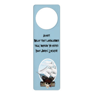 A Pirate Ship Door Hanger