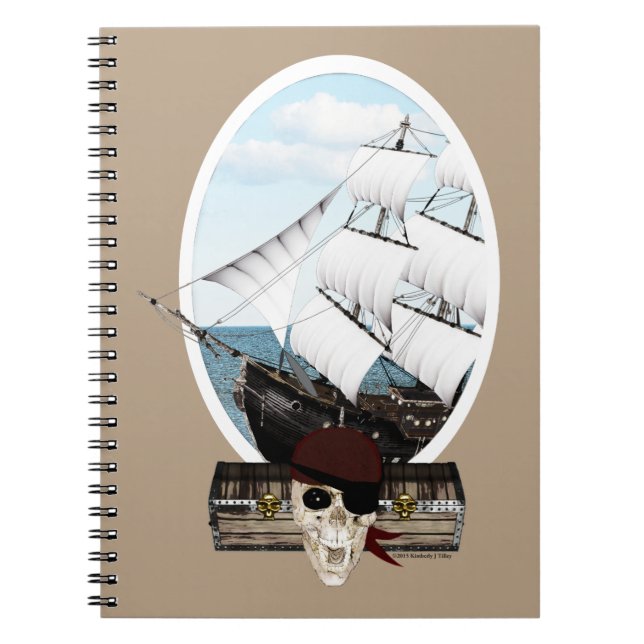 A Pirate Ship Notebook (Front)