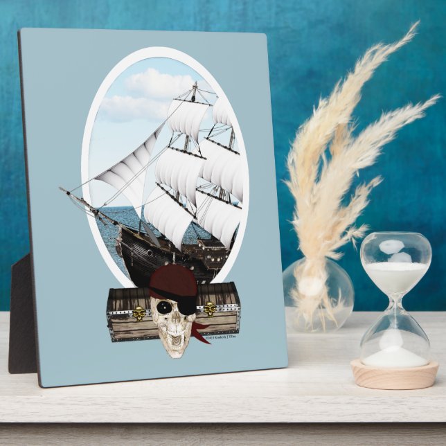 A Pirate Ship Plaque (Side)