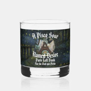 A Pisco Sour Named Desire Left Bank Paris France Whiskey Glass