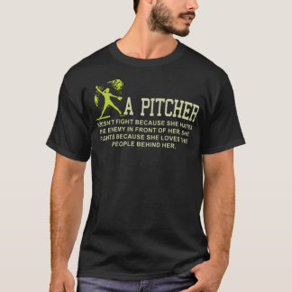 a pitcher baseball t amrican  T-Shirt