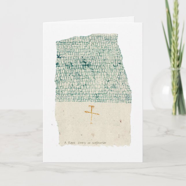 A place empty of separation. card (Front)