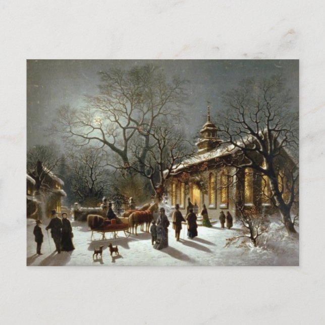 A Place for Christmas Holiday Postcard (Front)