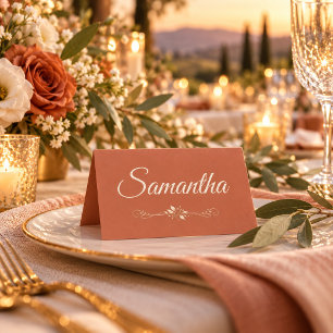 A Place in Our Story Romantic Terracotta & Ivory Card