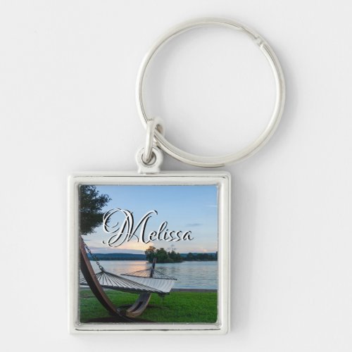 A Place To Relax Square Keychain