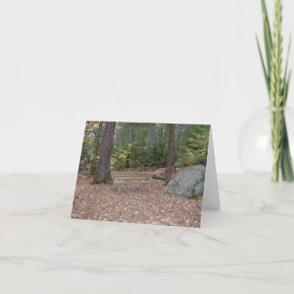 A Place to Think blank notecard