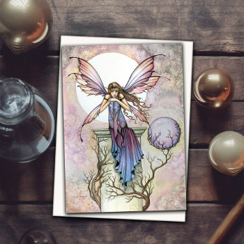 A Place To Think Fairy Greeting Card by robmolily at Zazzle