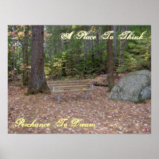 A Place To Think, Perchance To Dream Poster