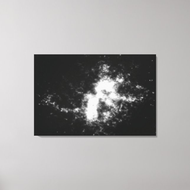 A Planetary Nebula (N66) in the Large Magellanic Canvas Print (Front)