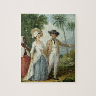 A Planter and his Wife, Attended by a Servant, c.1 Jigsaw Puzzle