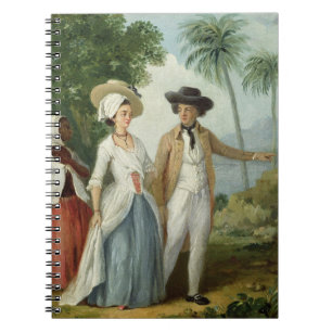 A Planter and his Wife, Attended by a Servant, c.1 Notebook