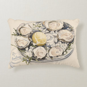 A Plate of Oysters 2012 Accent Pillow