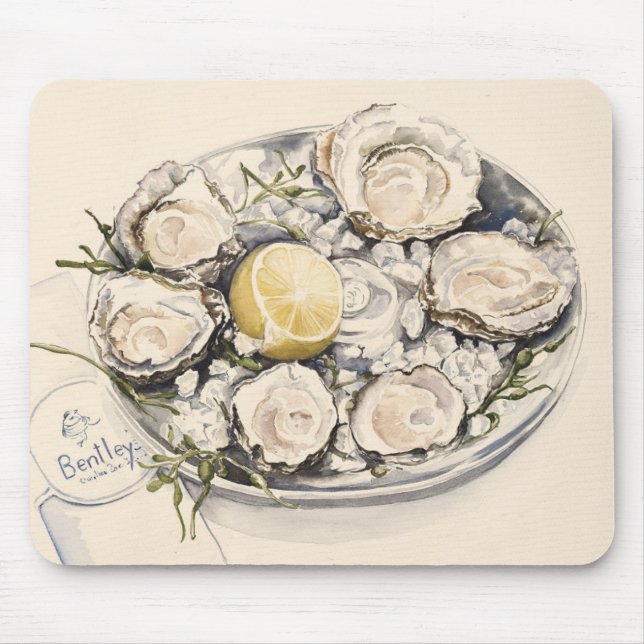 A Plate of Oysters 2012 Mouse Pad (Front)