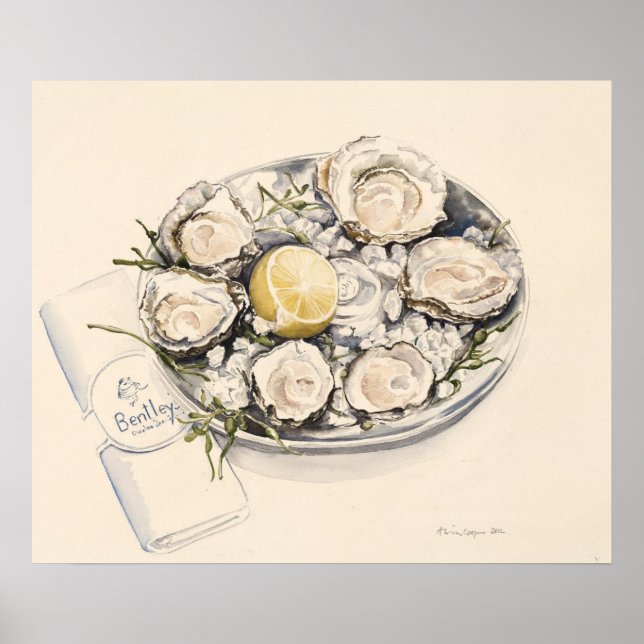 A Plate of Oysters 2012 Poster (Front)