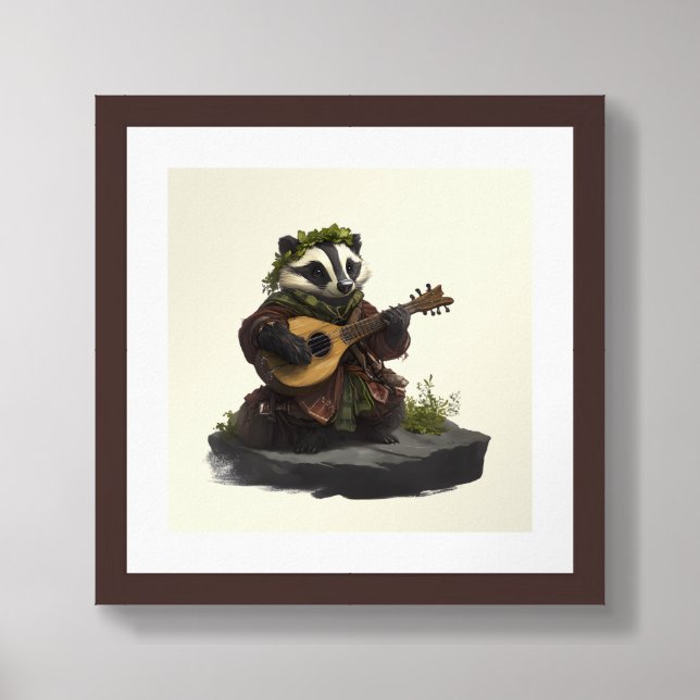 A Player of Setts – Woodlanders Art Print (Framed Front)